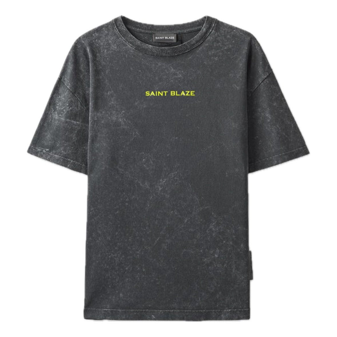 Stone-colored Over Size T-shirt with phosphorite flour