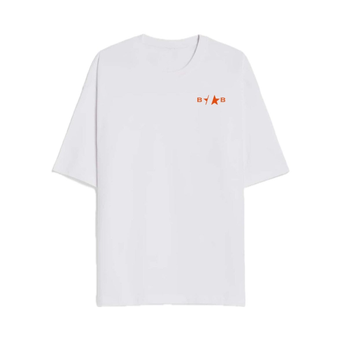 Orange & White Oversize T-shirt