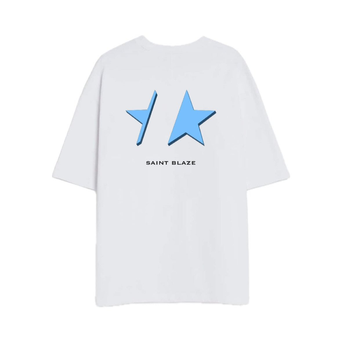 Blue & White Oversize T-shirt