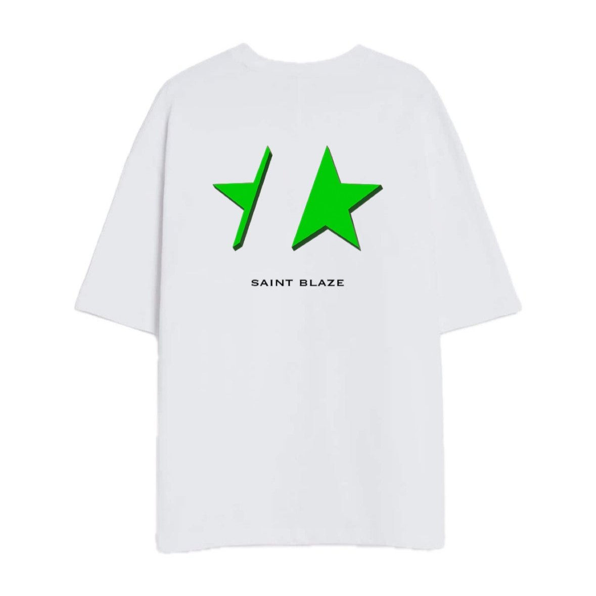 Green & White Oversize T-shirt